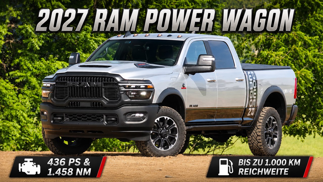 2027 Ram Power Wagon: Mehr Power, mehr Technik, mehr Gelände