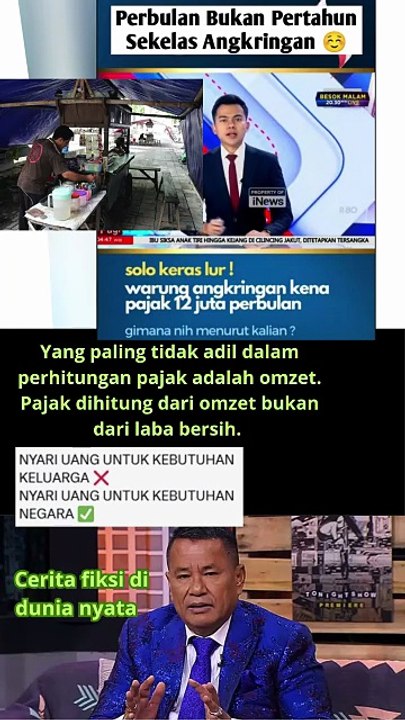 kita cape  cape kerja ehh di peras para tikus ☺ karena pajak aneh
