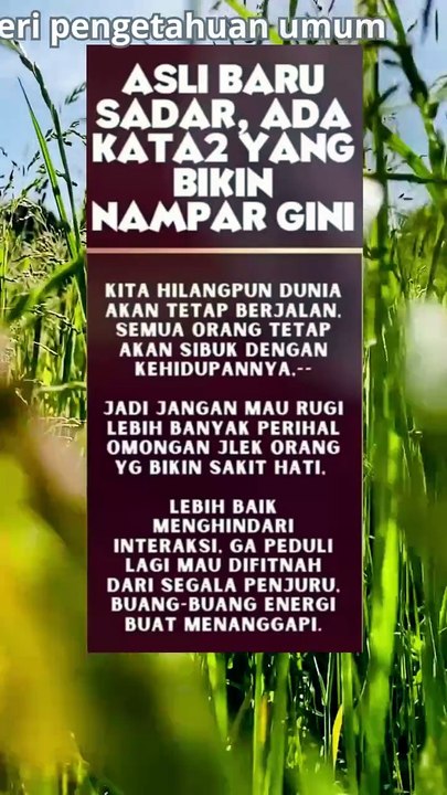 Kita hilang dunia tetap berjalan#dakwah #islamicvideo
