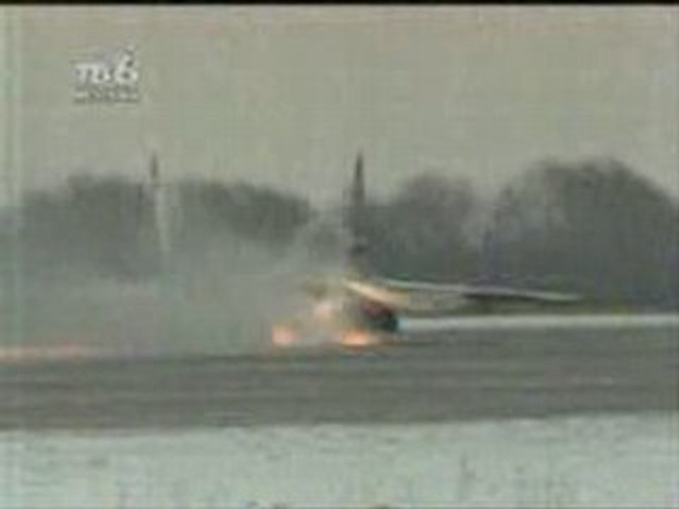 Mig-29 slide on the ground