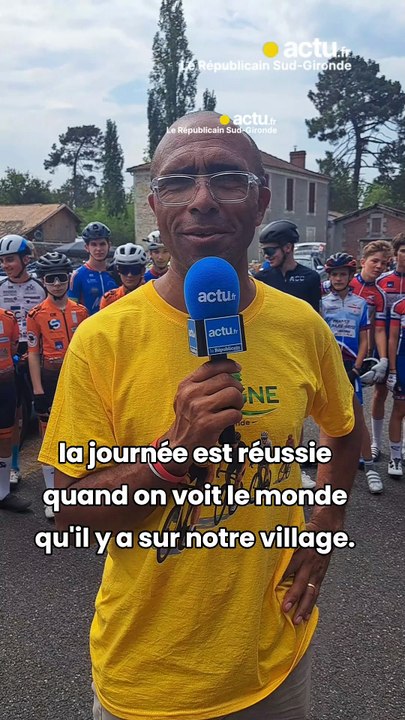 Journée magique pour Origne, village de 190 habitants, traversé par le Tour de France