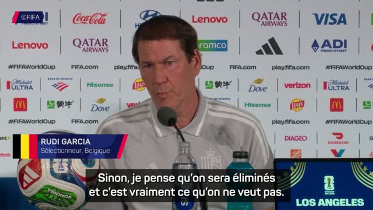 Belgique - Garcia : "Tout le monde nous voit déjà éliminés, mais on croit en nous"