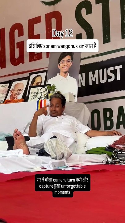 Sonam Wangchuk Sir has participated in the protest at Jantar Mantar for Neet exam papers leack