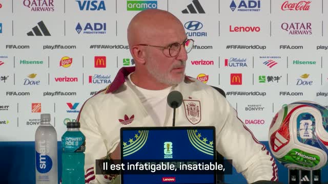 Espagne - De La Fuente : "Messi semble avoir 19 ou 23 ans, il est infatigable"