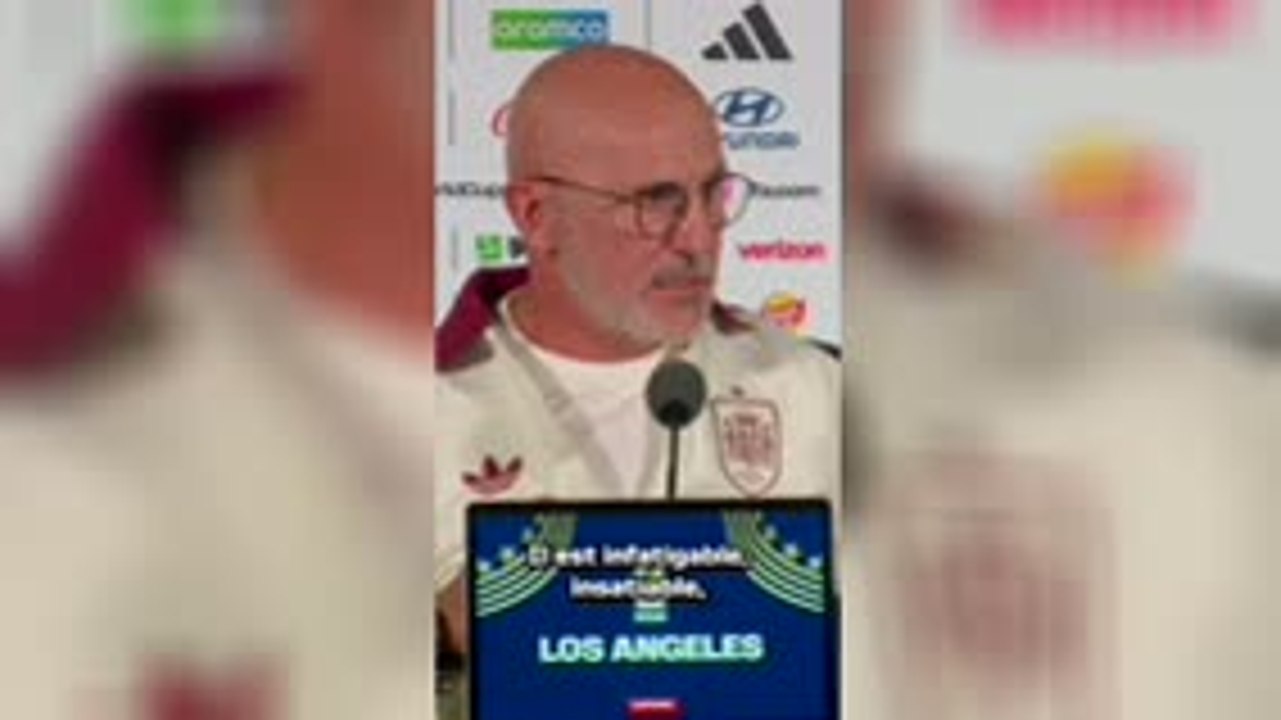 Espagne - De La Fuente s'enflamme pour "l'infatigable" Messi !