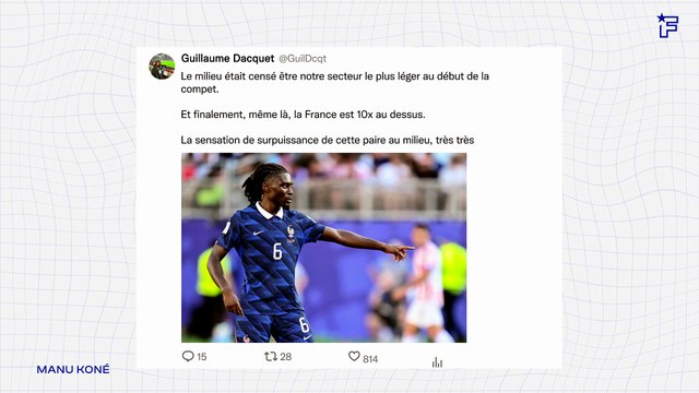 Manu Koné encensé : les meilleurs tweets