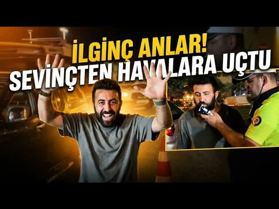 Alkolmetreye Üfledi, Sonucu Görünce Sevinçten Havalara Uçtu