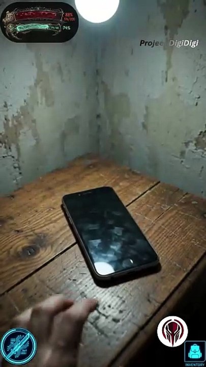 Whatever you do... Do NOT touch the old phone 📱💀.It's waking up...🦾🕷️ #analoghorror #shorts #horror