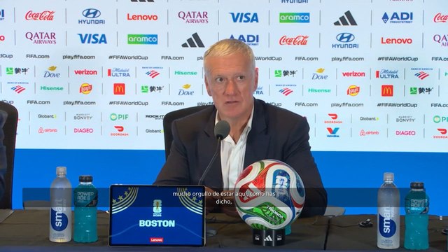 Rueda de prensa de Deschamps tras el Francia vs. Marruecos del Mundial 2026