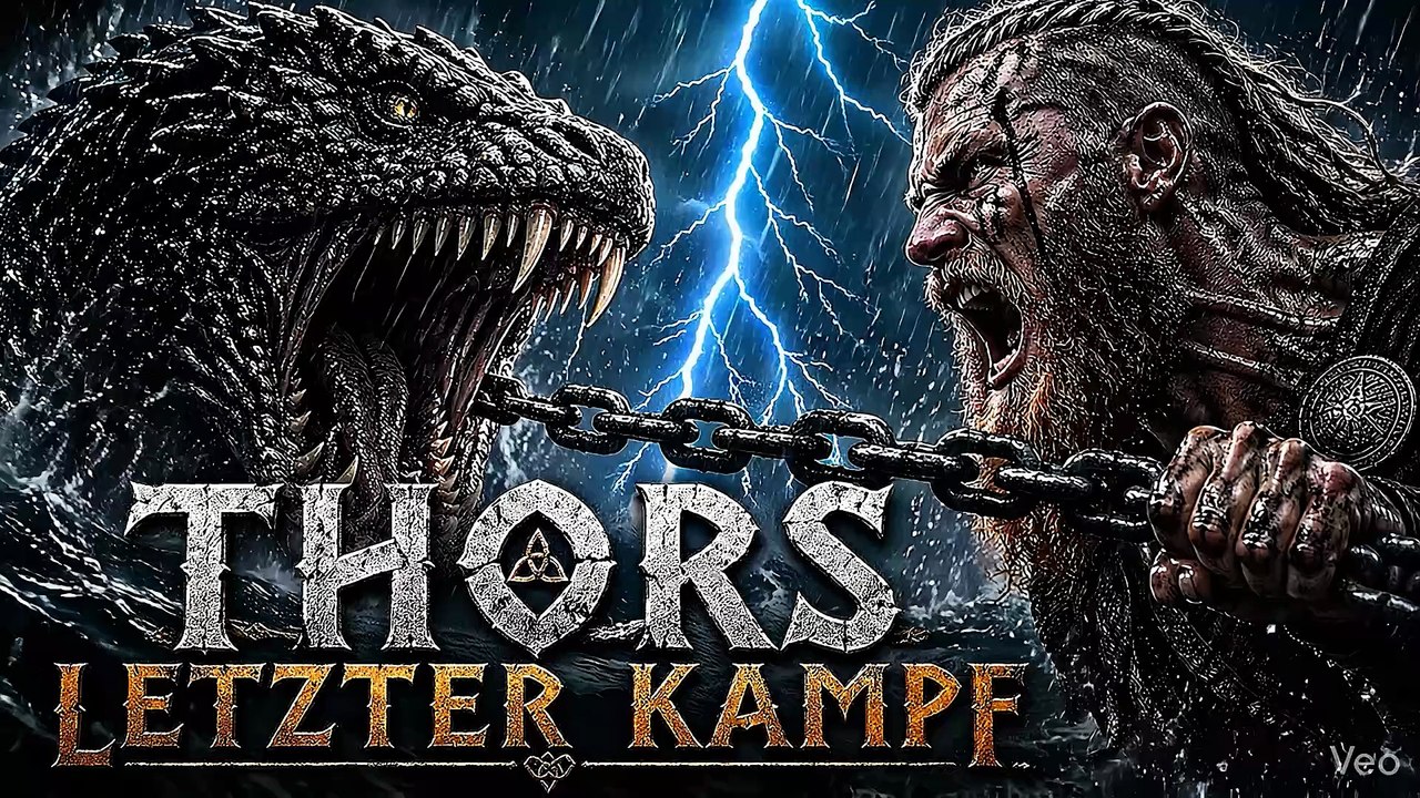 👉 THORS LETZTER KAMPF ⚔️ – Jörmungandr erhebt sich | Episches Wikingerlied auf Deutsch