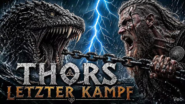 👉 THORS LETZTER KAMPF ⚔️ – Jörmungandr erhebt sich | Episches Wikingerlied auf Deutsch