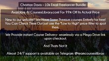(Courseslibrary.com)Christian Davis – 10k Email Freelancer Bundle