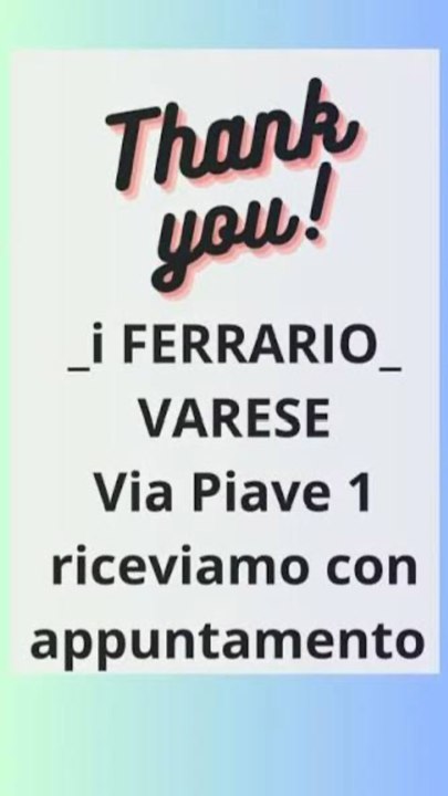 Parrucchieri in Varese _i FERRARIO_