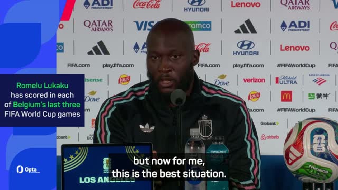 Not starting is the 'best situation' - Lukaku