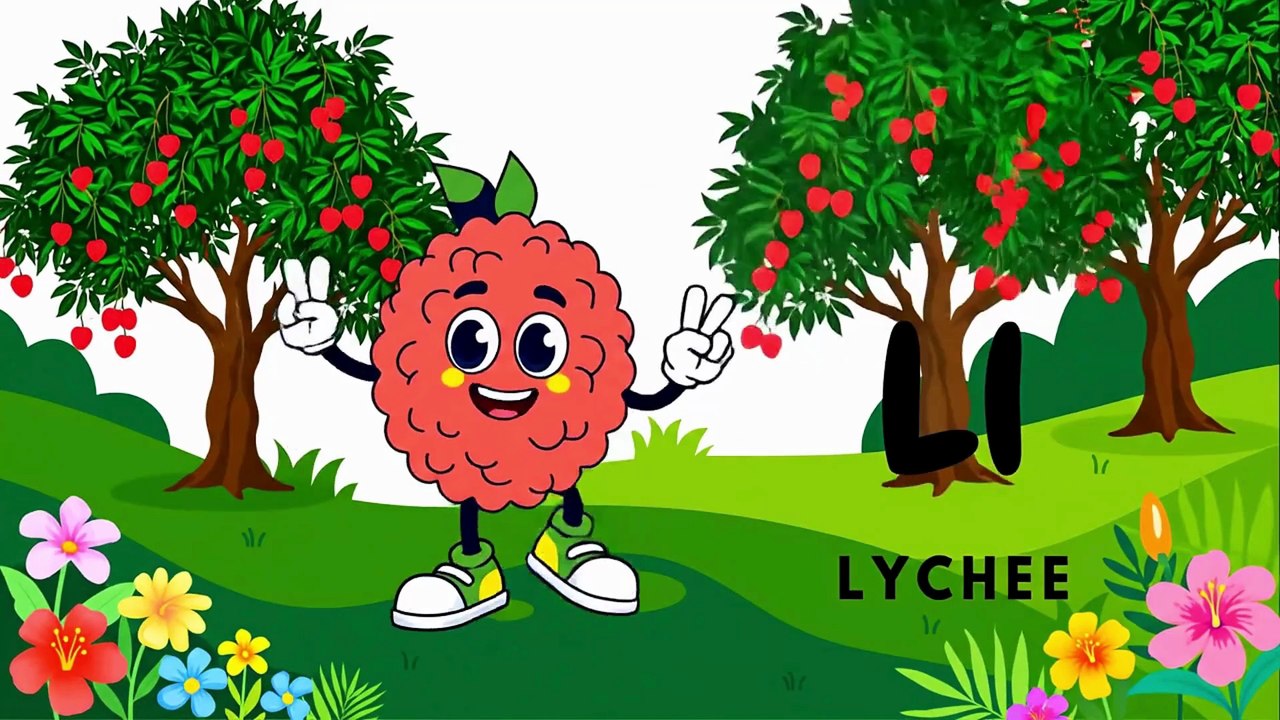 Let’s Learn the Alphabet A to Z with Fruits | ABC Fruits Song for Kids 🍎