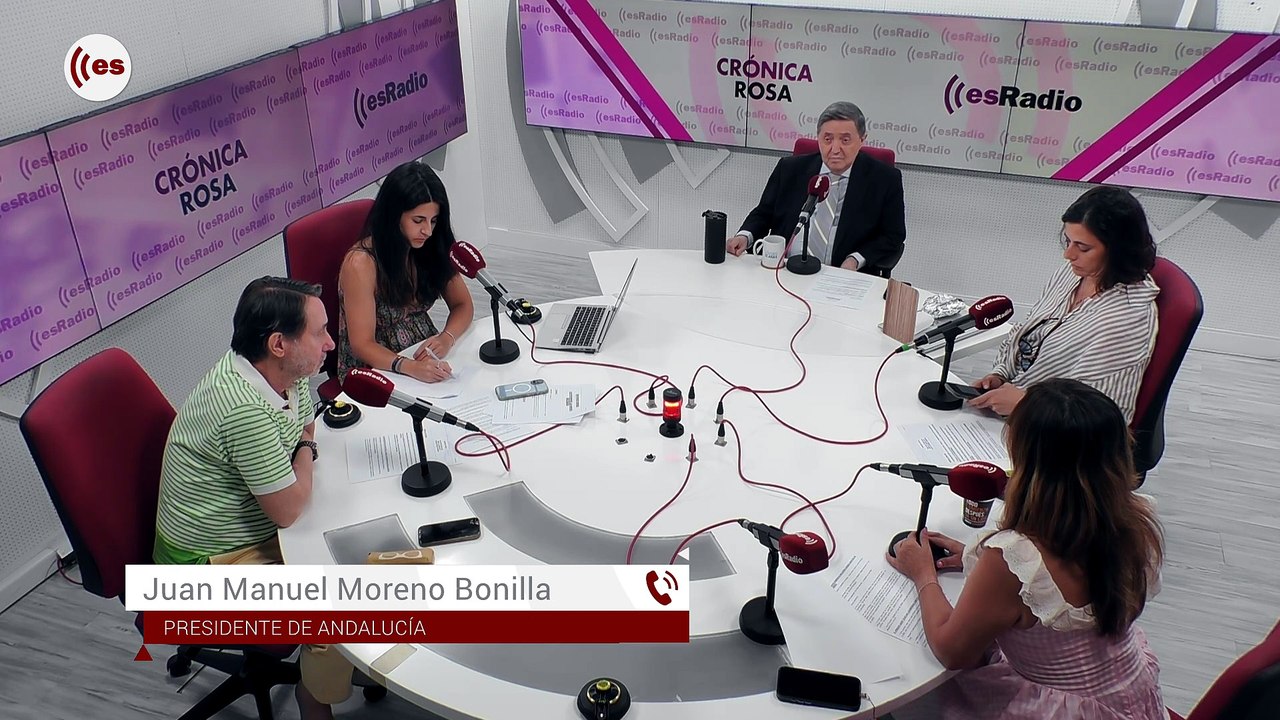 Entrevista a Juanma Moreno: "Parece que ha sido un cable eléctrico el que ha producido el incendio"