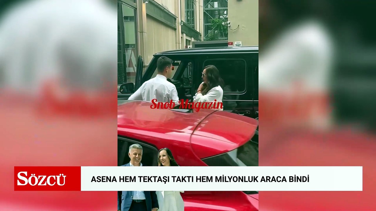 Asena hem tektaşı taktı hem milyonluk araca bindi: ''Eşimin hediyesi'' açıklaması dikkat çekti