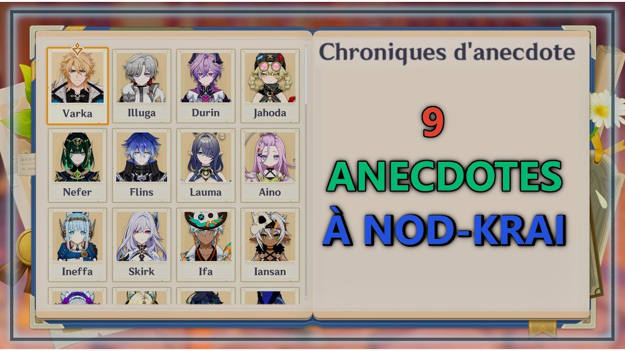 Genshin Impact FR | Chroniques d'anecdote - Partie 3 à Nod-krai - Partie 1/2