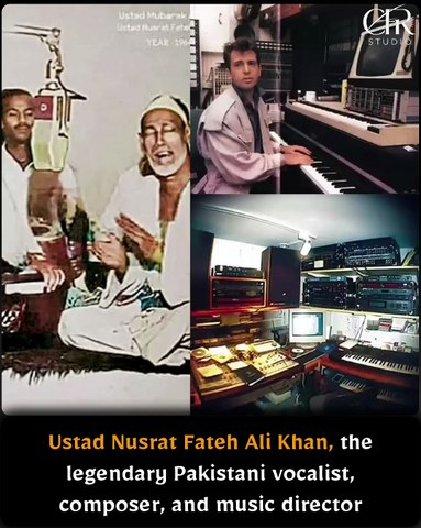 Ustad Nusrat Fateh Ali Khan, the legendary Pakistani vocalist, composer, and music director
