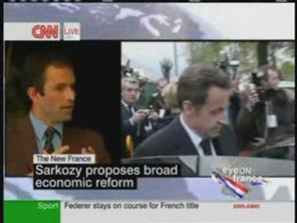 Benoît Hamon sur CNN