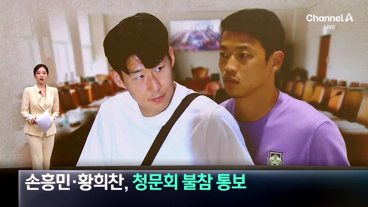 손흥민·황희찬, 국회 청문회 불참 통보