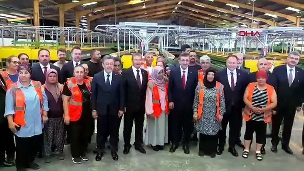 Cumhurbaşkanı Yardımcısı Yılmaz, Güzelyurt Soğuk Hava Deposu Entegre Tesisleri’nde incelemede bulundu