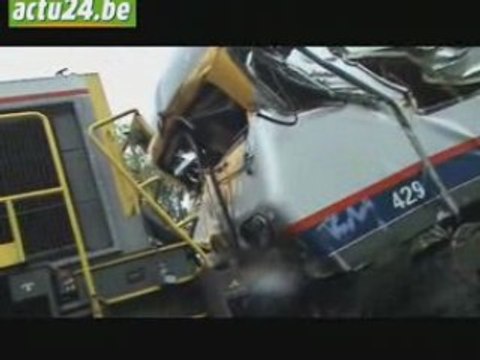 ACTU24 Collision de trains à Hermalle-sous-Huy: reportage
