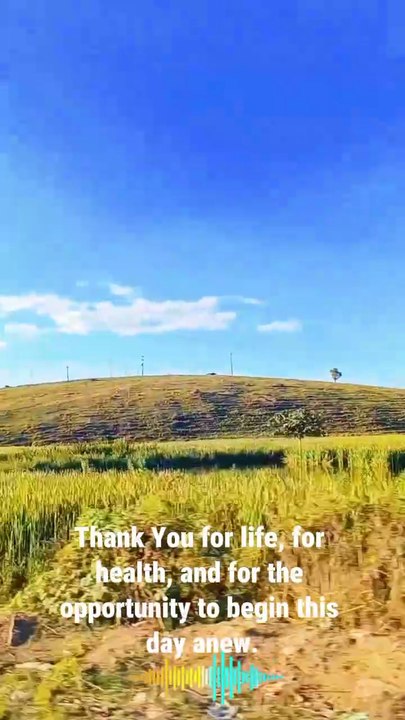 Good morning, God!