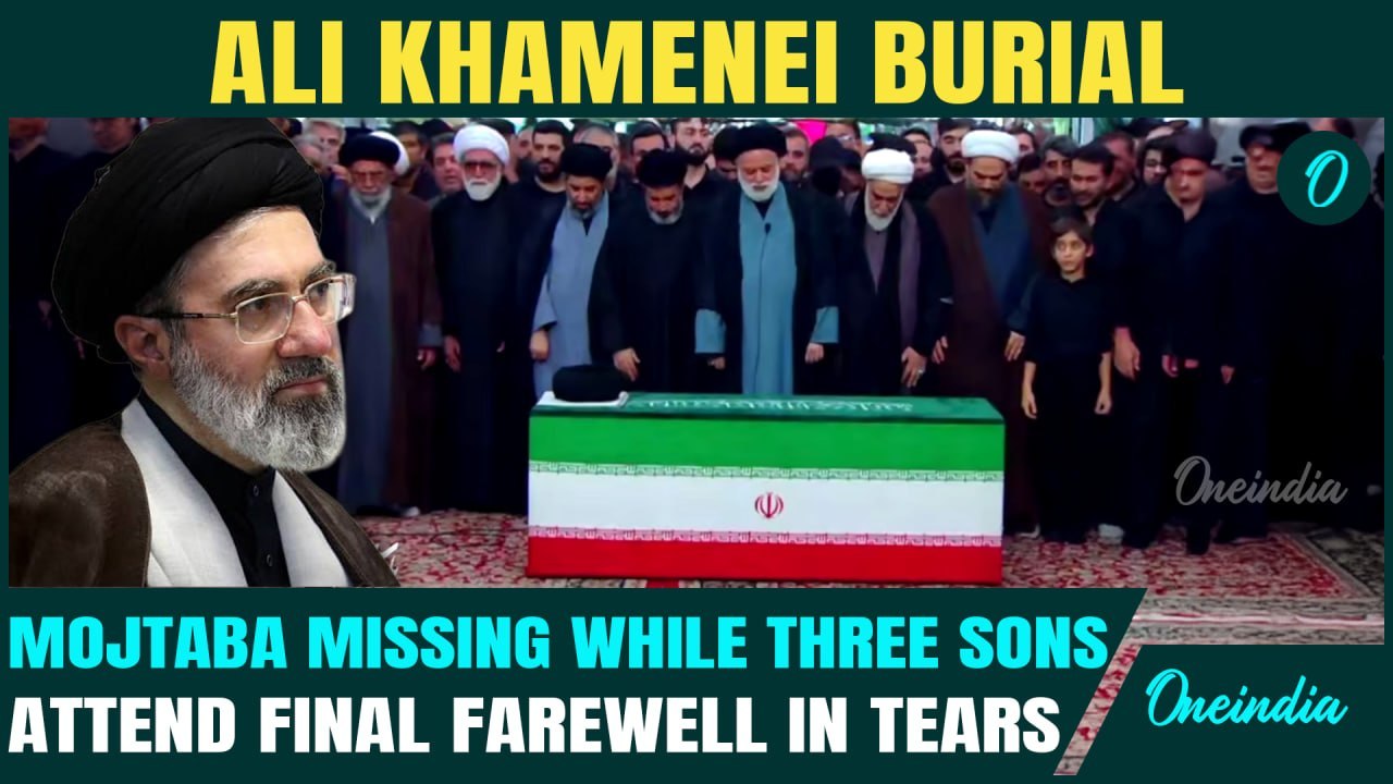 Mojtaba Khamenei SKIPS Ali Khamenei’s Burial Ceremony as Sons Break Down in Tears| IS Mojtaba DEAD?
