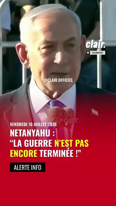 “La guerre n'est pas encore terminée" selon Netanyahu.  #iran #usa #israel #liban #Netanyahu