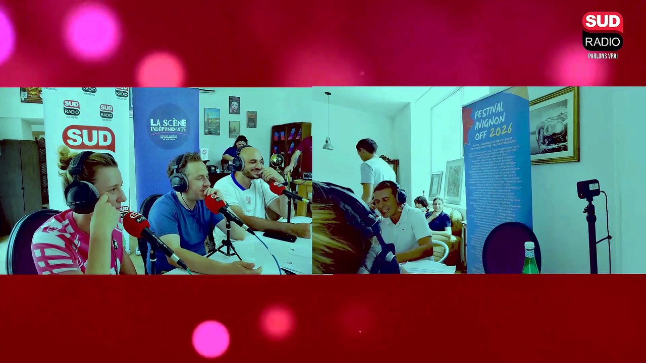 Michael Hirsch, Mehdi Djaadi et Gabrielle Giraud en direct du Festival Off d’Avignon