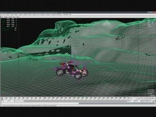 Animation du buggy (rig + contrainte)