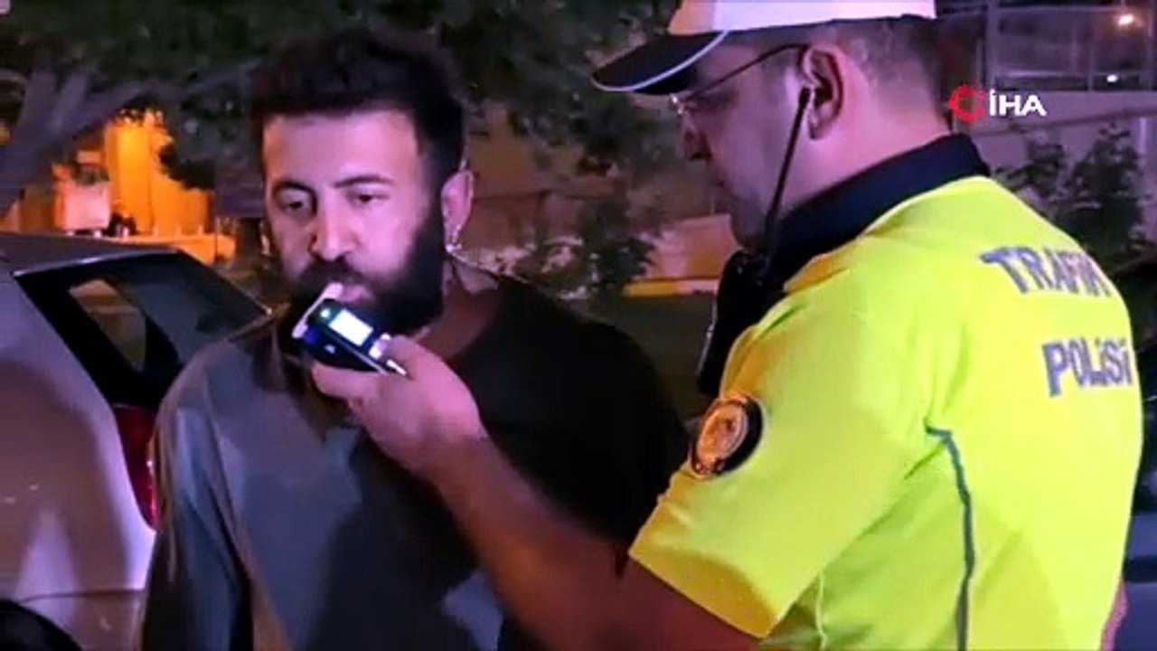 Alkol çıkmayınca sevinçten yerinde duramadı