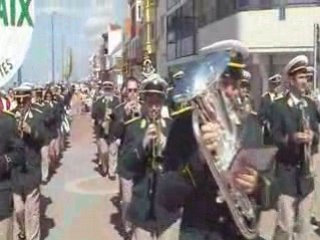 la fanfare de moulbaix et ses majorettes(belgique)