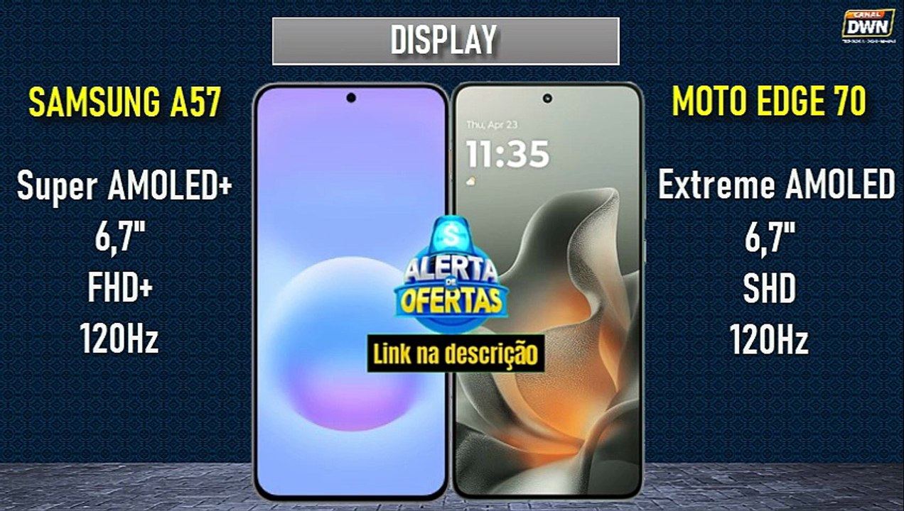 QUEM LEVA ESSA? SAMSUNG A57 5G VS MOTO EDGE 70 5G  #video #samsung  #celular #galaxy