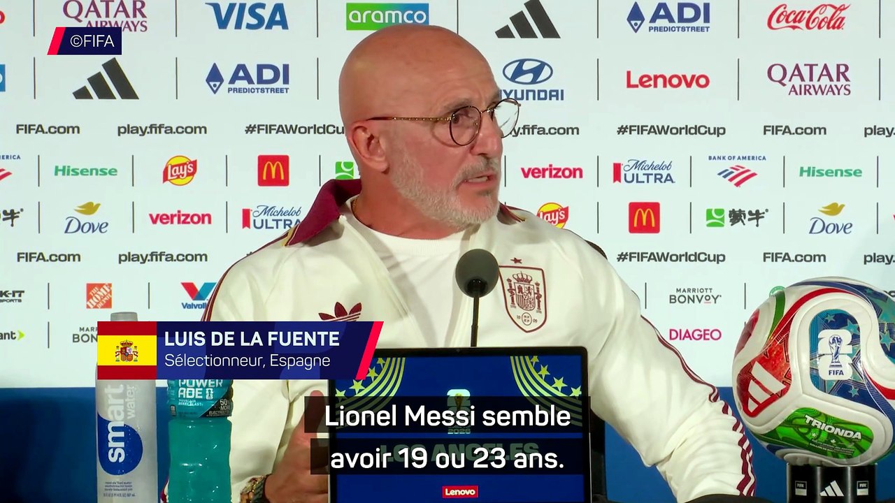 De La Fuente : "Messi semble avoir 19 ou 23 ans, il est infatigable"