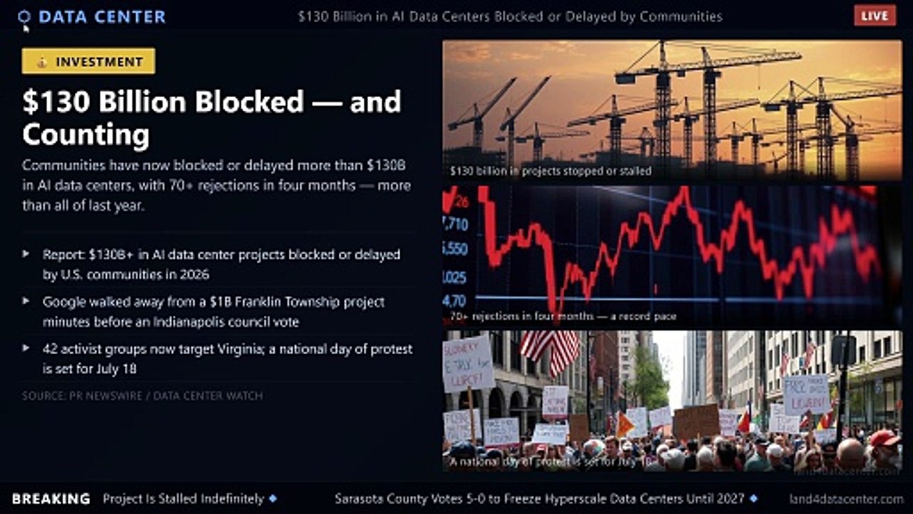 Protesters Just Stalled a New York Data Center — Indefinitely