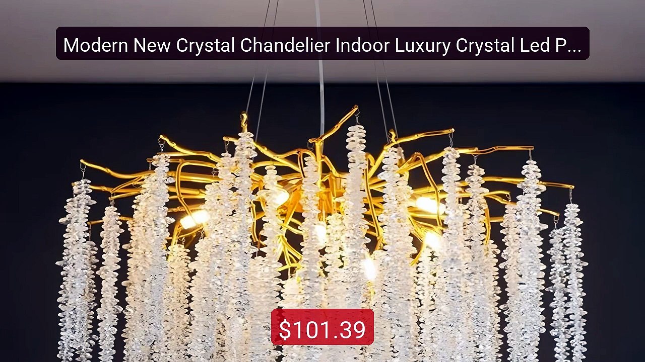 Modern New Crystal Chandelier Indoor Luxury Crystal Led Pendan... -- Hot Deal 2026 | Limited Offer!