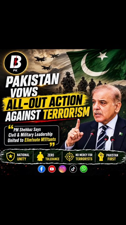 pakistan vows all out action against terrorism