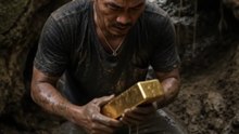💰 Hidden Deep Below... What Would You Do_ 👀 #HiddenTreasure #Adventure #GoldDiscovery #Explore