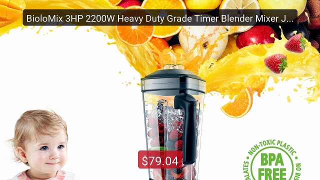 BioloMix 3HP 2200W Heavy Duty Grade Timer Blender Mixer Juicer Fru... Best Deal 2026 | Shop Now!