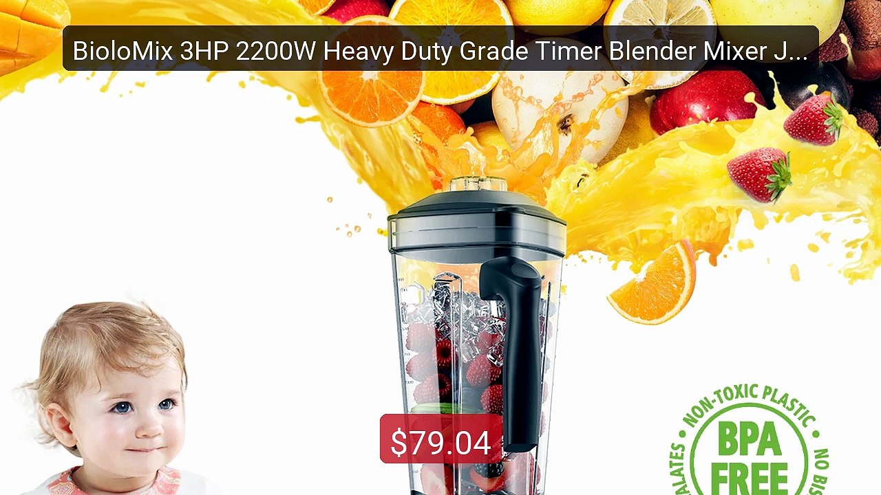 BioloMix 3HP 2200W Heavy Duty Grade Timer Blender Mixer Juicer Fru... -- Best Deal 2026 | Shop Now!