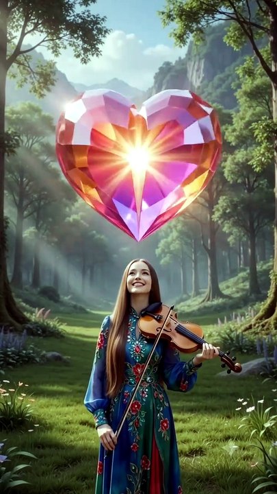 The magic of music meets the beauty of nature 💖🎻