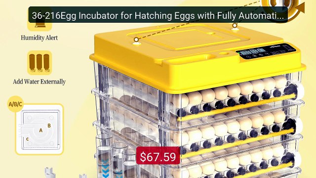 36-216Egg Incubator for Hatching Eggs with Fully Automatic Egg Turn... Top Rated 2026 | Buy Now!