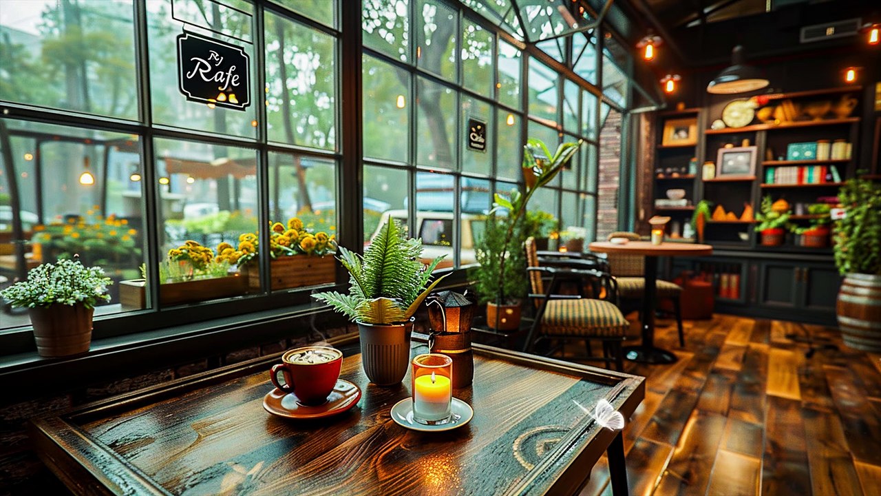 Morning Jazz Cafe☕Smooth Jazz Music With Bossa Nova Jazz In Relax Coffee Shop Ambiance For Energy