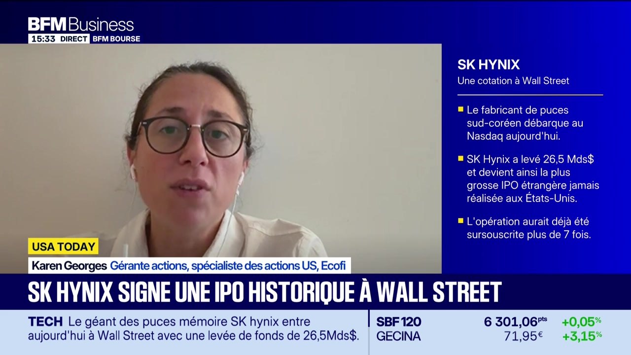 USA Today : SK Hynix débarque à Wall Street, par Karen Georges - 10/07