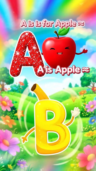 Let’s Learn the Alphabet A to Z with Fruits | ABC Fruits Song for Kids 🍎
