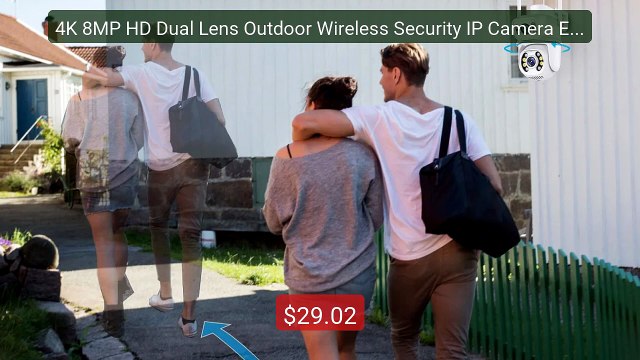 4K 8MP HD Dual Lens Outdoor Wireless Security IP Camera Extern... Hot Deal 2026 | Limited Offer!