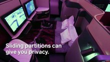 Inside Qatar Airways' new Airbus A350-1000 luxury business class suites, with seats that transform into double beds