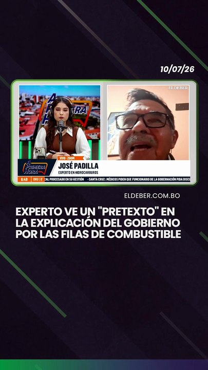 Experto ve un "pretexto" en la explicación del Gobierno por las filas de combustible